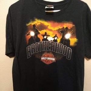 Harley Davidson Brotherhood, Meridian,MS TShirt Size Large